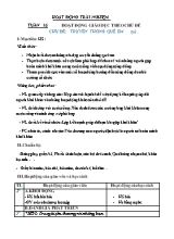 Giáo án Hoạt động trải nghiệm Lớp 2 (Chân trời sáng tạo) - Tuần 16, Chủ đề Truyền thống quê em (Tiết 4)